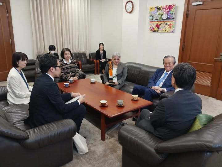 STSフォーラム小宮山宏理事長　表敬訪問