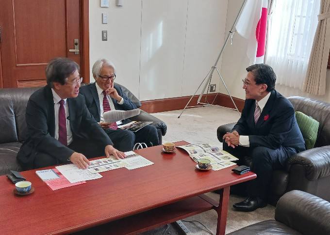 村田幸平氏・西村博昭氏表敬訪問