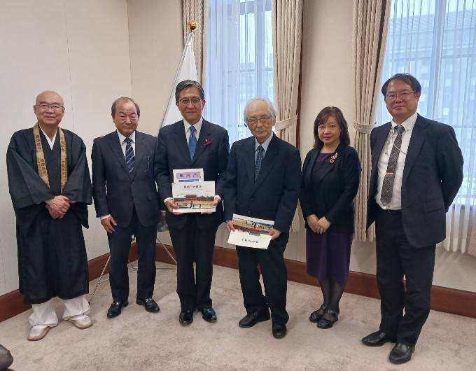 羅城門復活研究会　表敬訪問