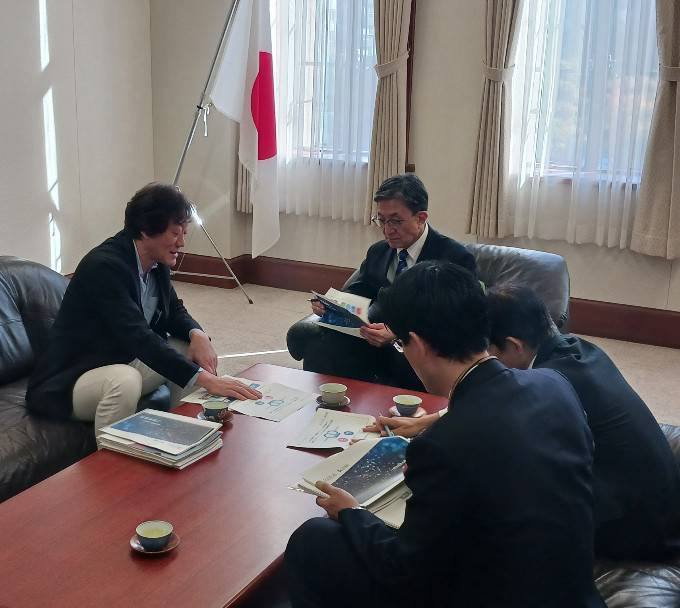 LINK-J曽山明彦様 表敬訪問