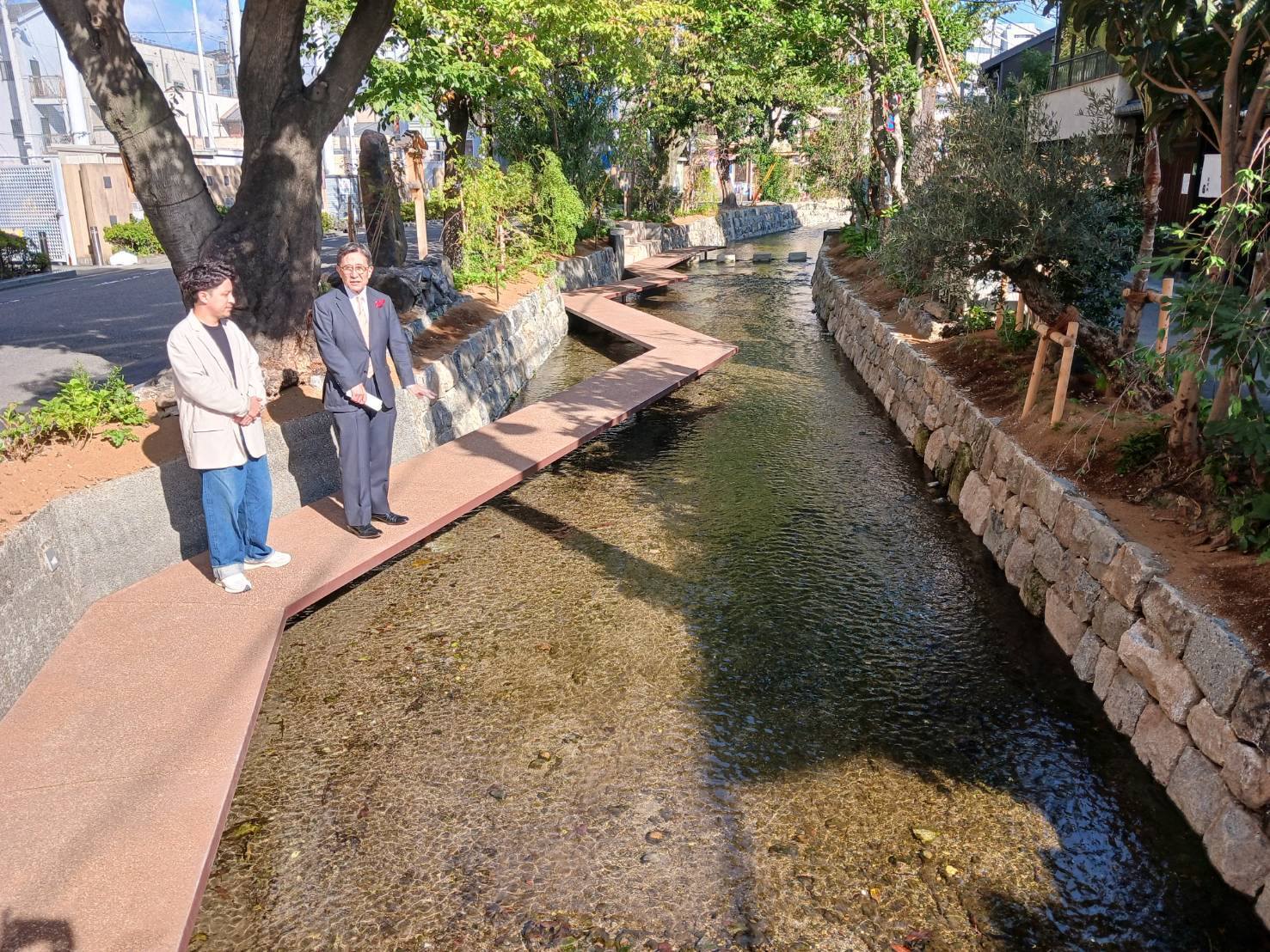 高瀬川再生プロジェクト　視察