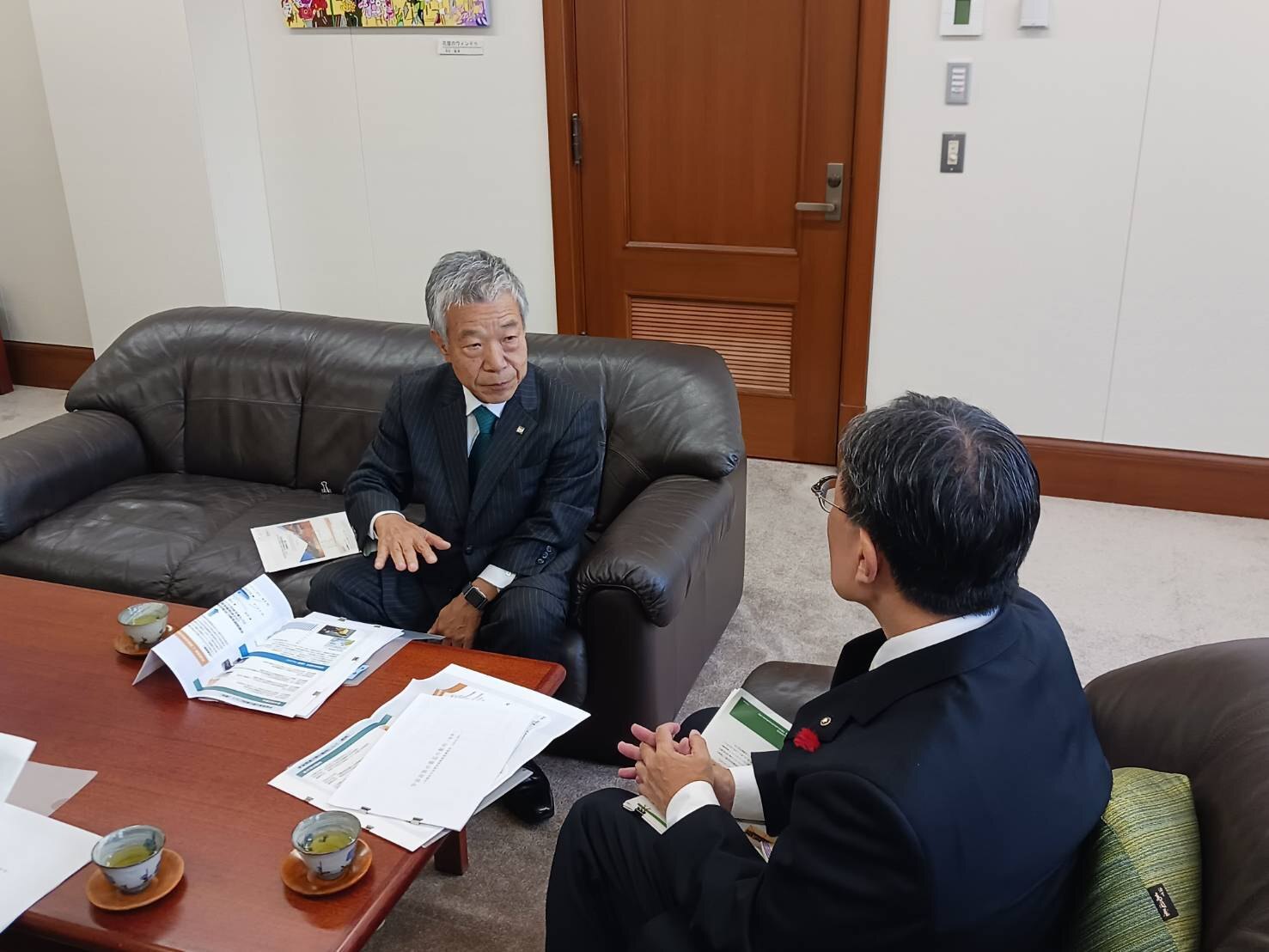 国際会館内田館長 表敬訪問