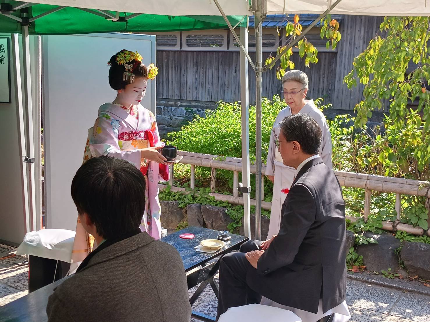 かにかくに祭 お茶席