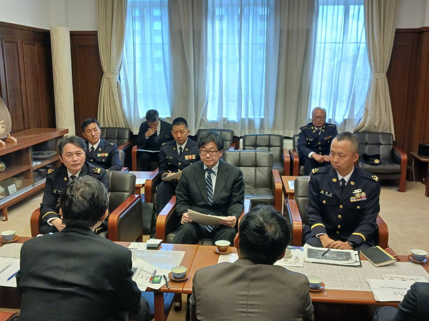 近畿中部防衛局長 表敬訪問