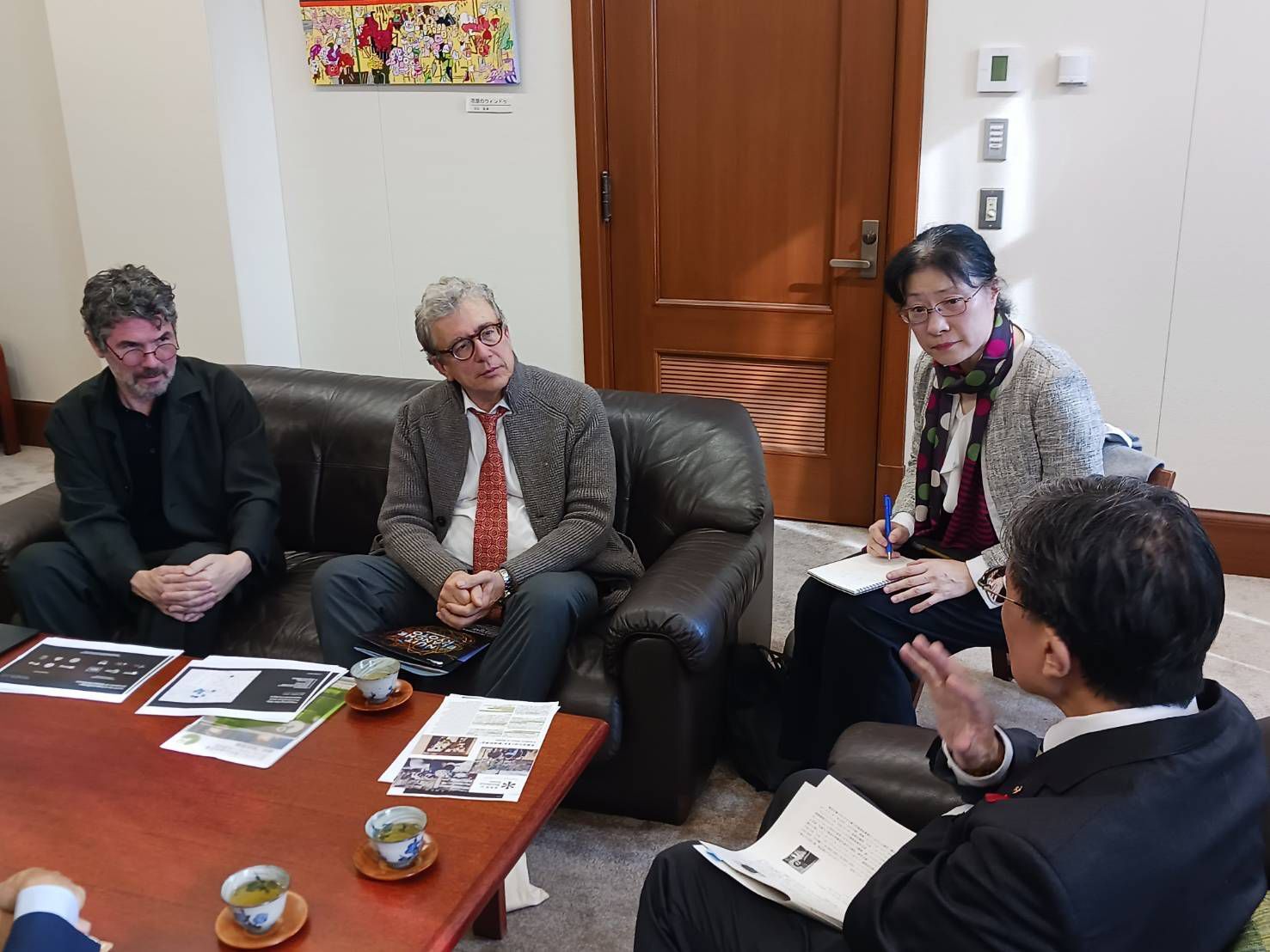 ゲーテ・インスティトゥート・ヴィラ鴨川 表敬訪問