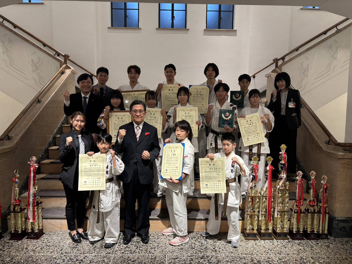 空手桜塾京都本部 表敬訪問