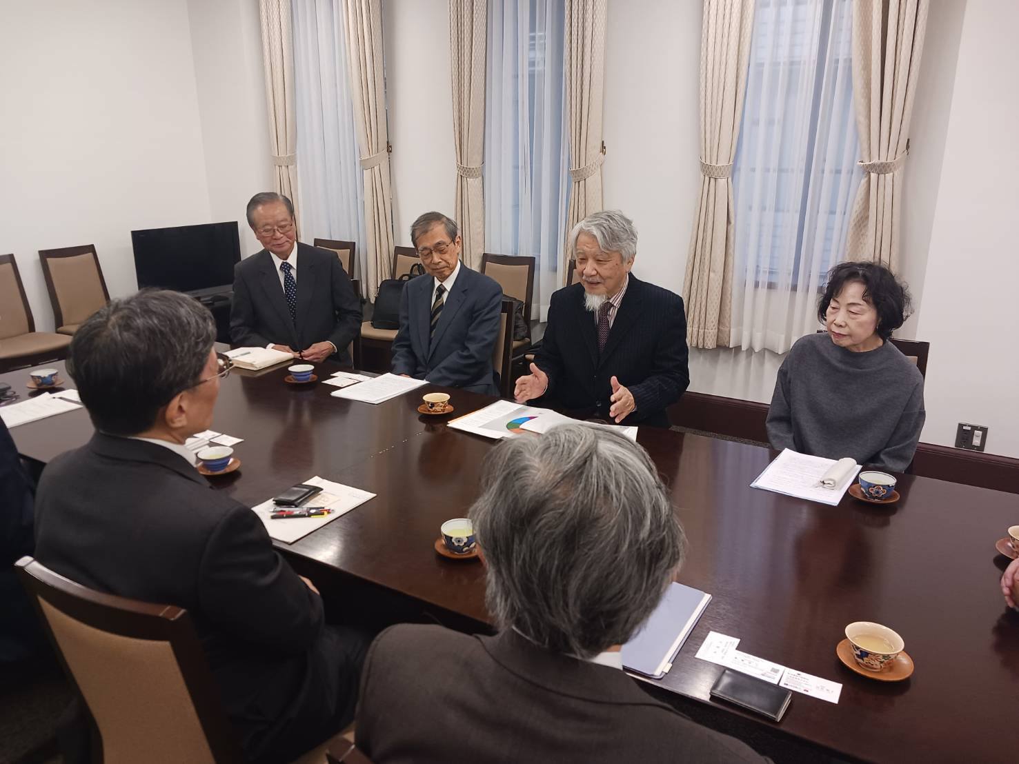 NPO法人千年文化を考える会小池康郎理事長 表敬訪問