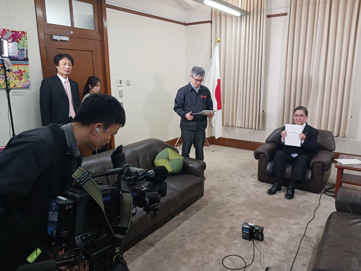 J:COM新春特別番組 インタビュー収録