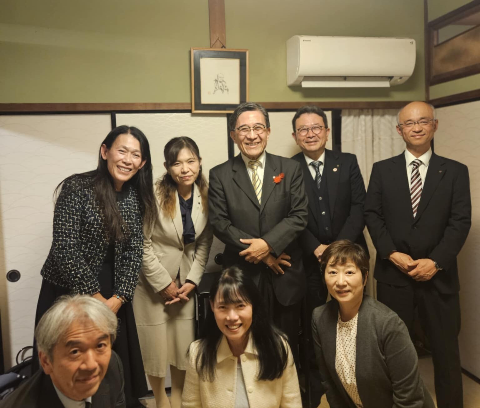 令和7年度末に退職予定の区長との懇親会