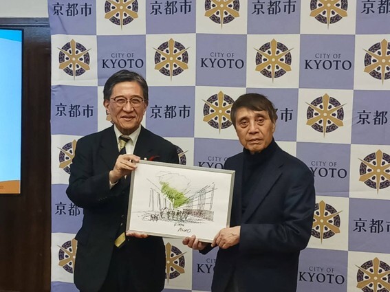 建築家安藤忠雄先生との共同会見（「こども本の森」の整備）