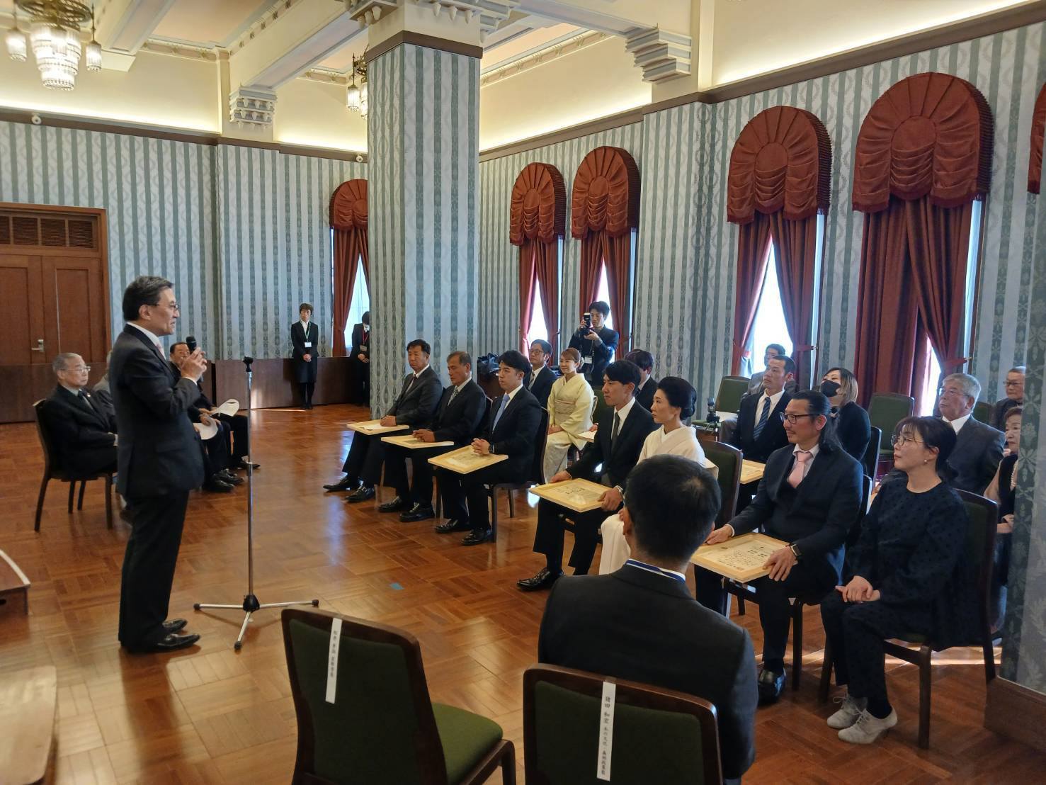 農産物品評会　市長特別賞表彰式