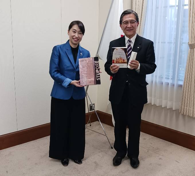 ロムアルド・デル・ビアンコ財団　表敬訪問