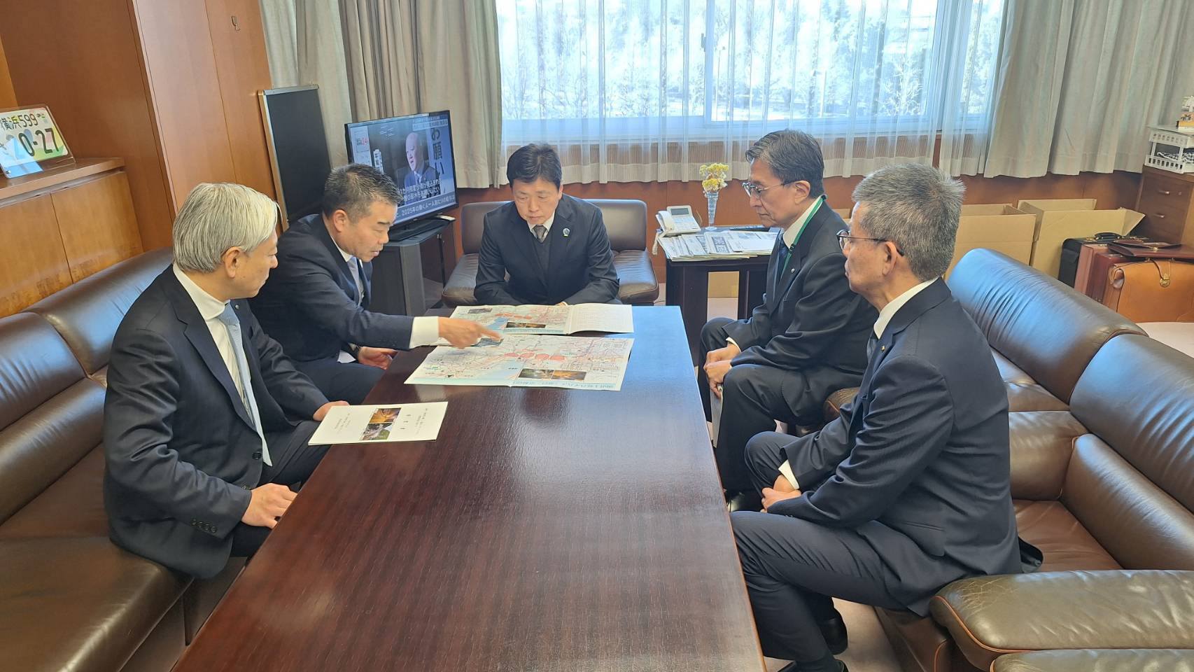 「滋賀・京都間の新しい国道1号バイパスの建設促進に関する要望書」の提出