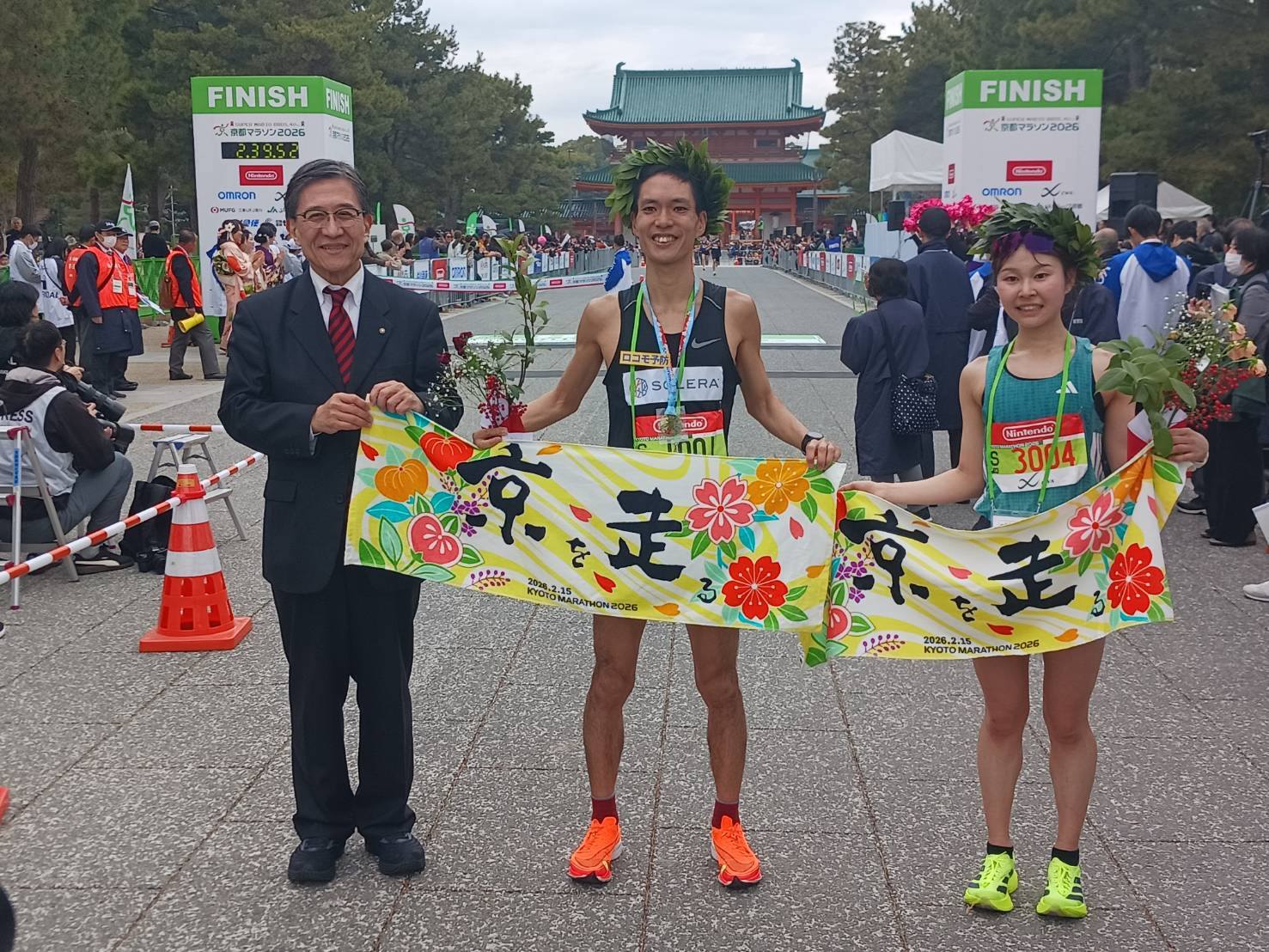 SUPER MARIO BROS. 40TH 京都マラソン2026　表彰式