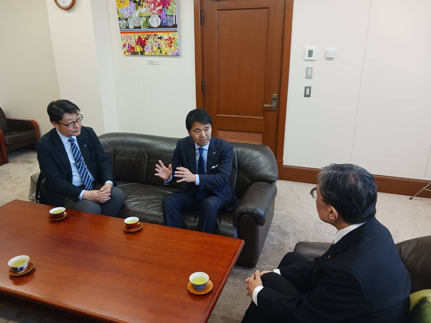 松尾崇鎌倉市長 表敬訪問