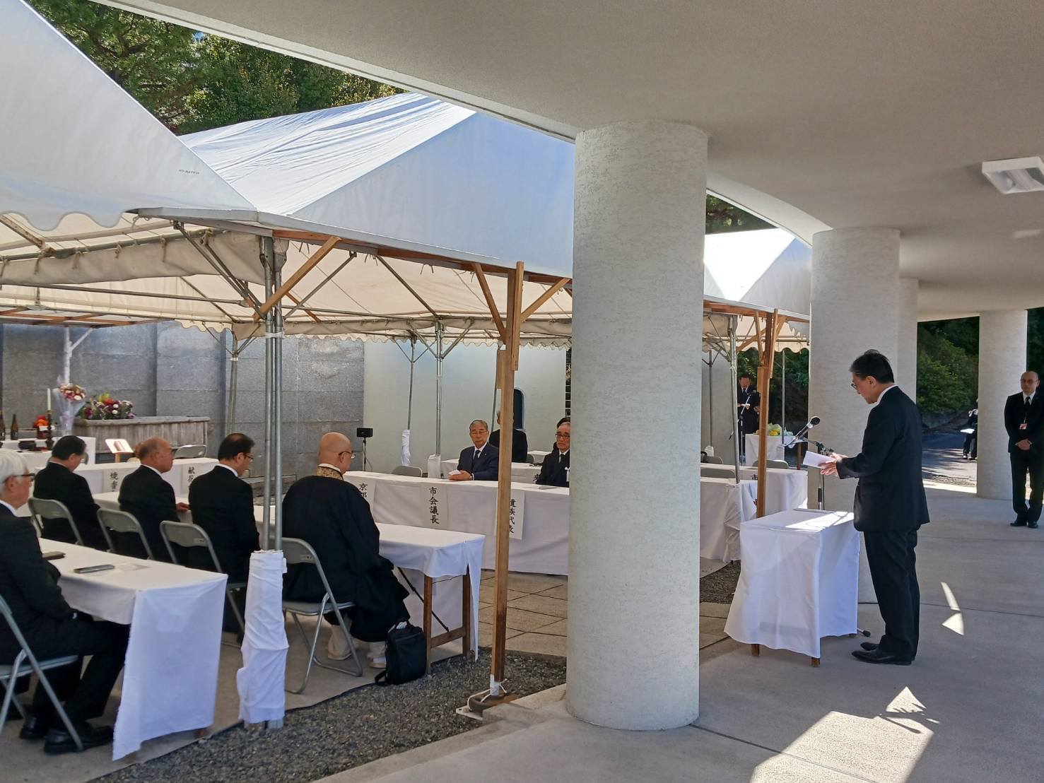 京都市深草墓園春季式典