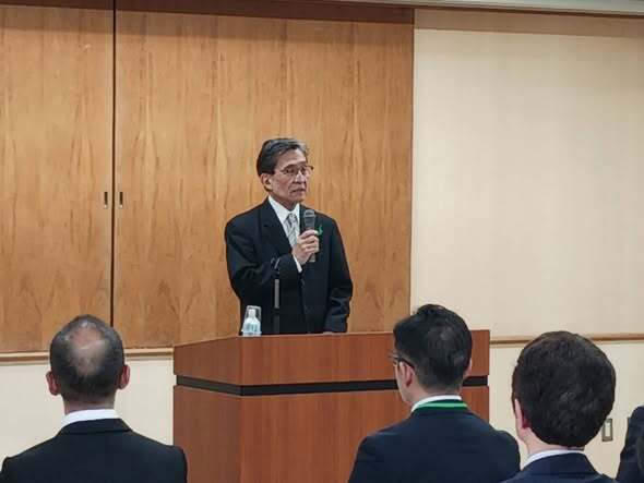 役付職員の異動発令式