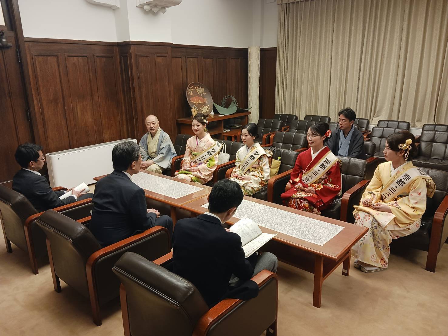 2026京都・ミスきもの 表敬訪問