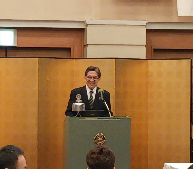 京都南ロータリークラブでの講演