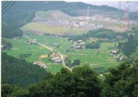 外畑地区の風景