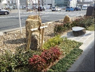 雨庭整備後の様子
