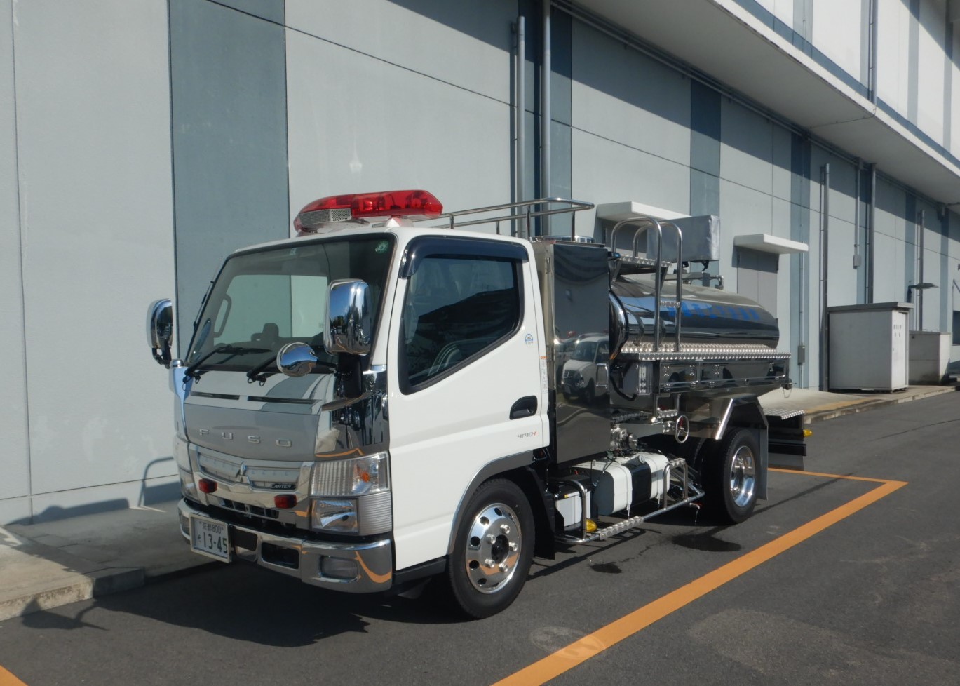 加圧式給水車