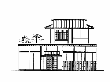 高塀付本二階邸宅様式