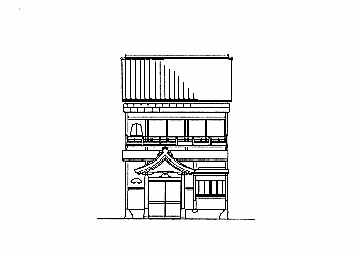 本二階破風付茶屋様式