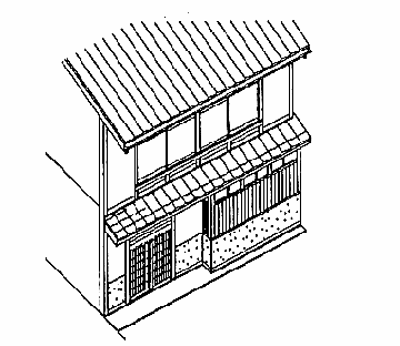 本二階張出窓付様式