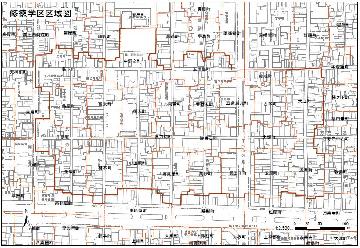 修徳景観づくり協議会の活動区域図