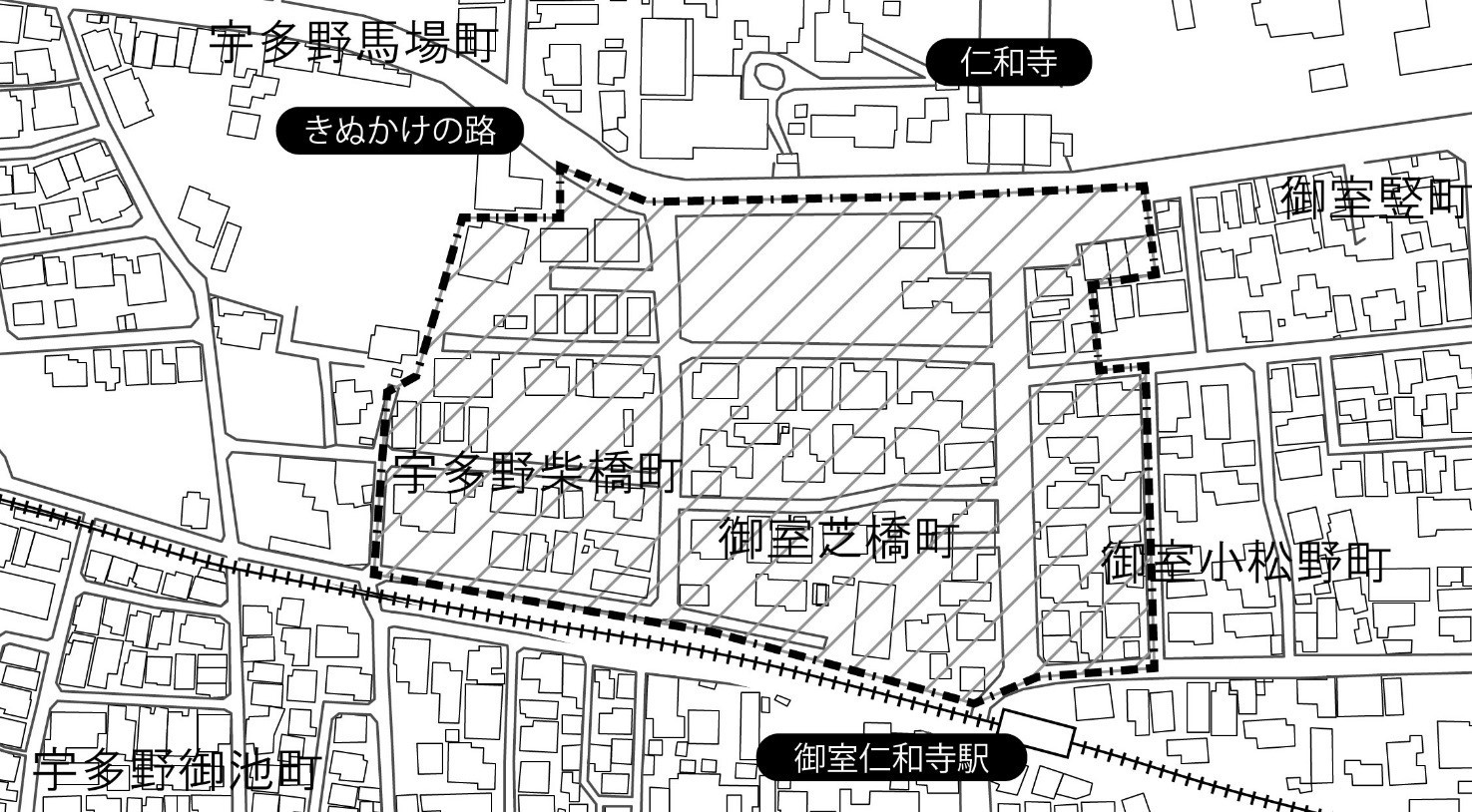 仁和寺門前まちづくり協議地区