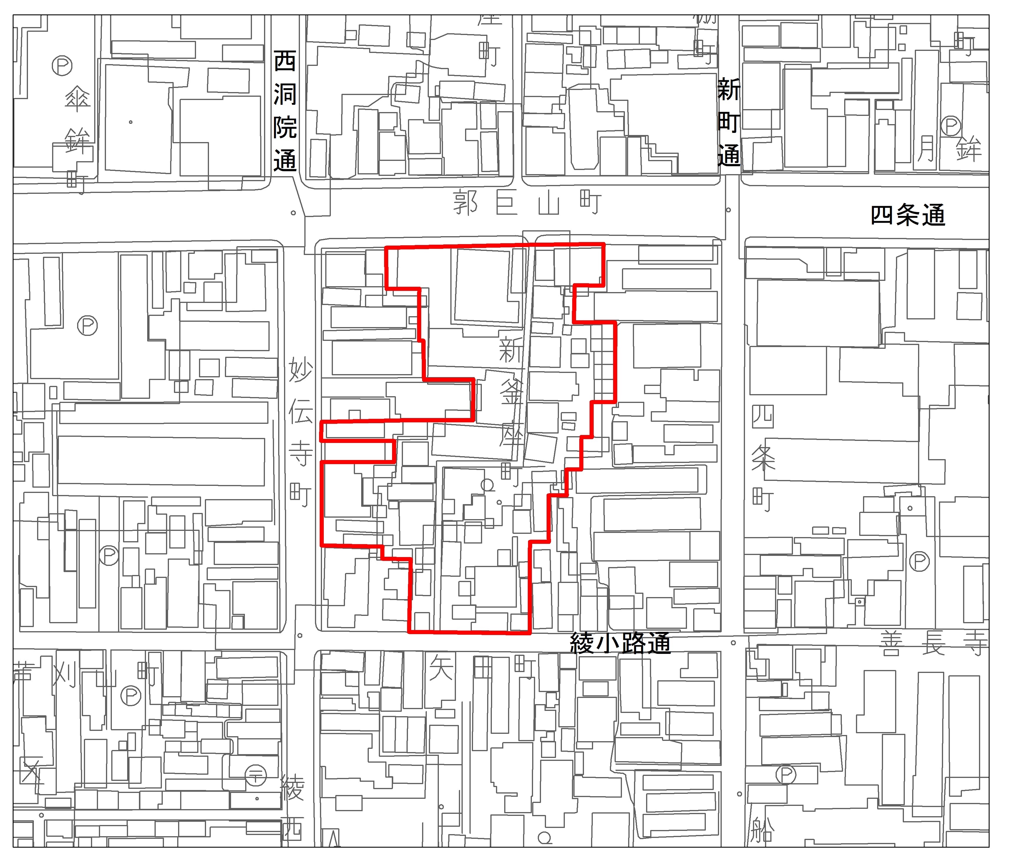 膏薬辻子の活動区域