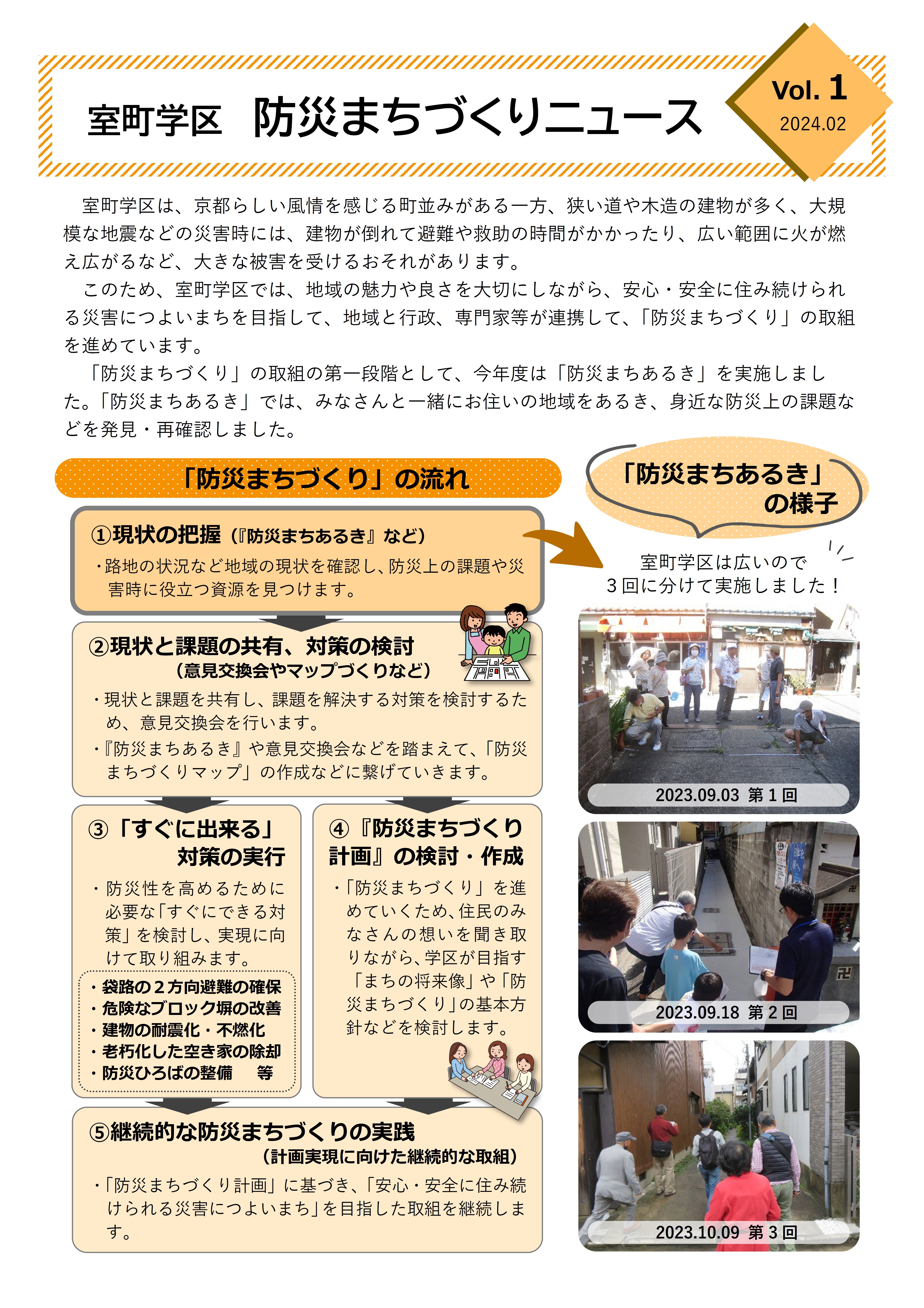 室町学区防災まちづくりニュースVol.1