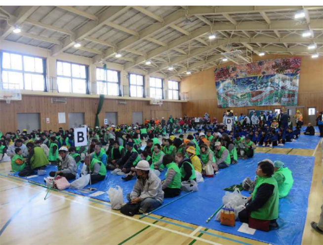 広沢学区避難状況