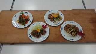 完成した料理