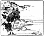 岩屋神社図「宇治郡名勝誌」（明治31年,矢部文載著）