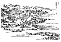 安祥寺　捨遺都名所図会（1787年）
