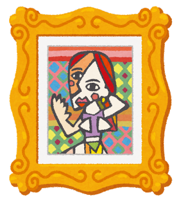 芸術作品のイラストです。
