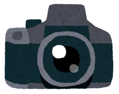 カメラのイラストです。